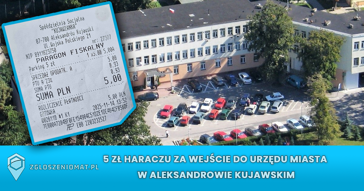 Płatny dostęp do Urzędu Miasta: 5 zł haraczu za szybkie załatwienie sprawy w Aleksandrowie Kujawskim